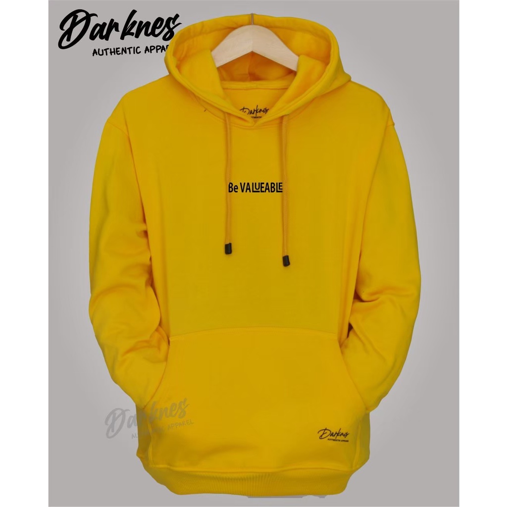 Jaket Hoodie Pria Cod Aesthetic List Be Valueable Warna Kuning Sweater Hoodie Polos Pria Wanita Prem