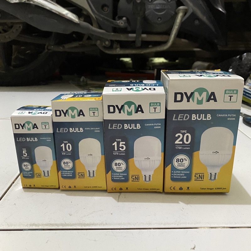 Lampu LED MURAH 5w 10w 15w 20w | LED DYMA BULB