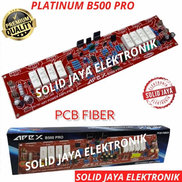 KIT DRIVER POWER APEX B500 PRO MONO AMPLIFIER PCB FIBER PLATINUM ASLI