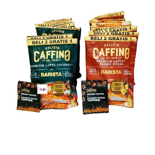 1 RENTENG CAFFINO BARISTA DELIZIO COFFEE 25GR ISI 15 SACHET - KOPI