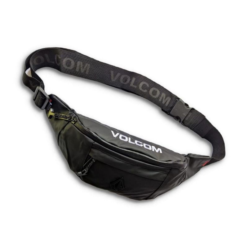 TAS VOLCOM WAIST BAG VOLCOM TAS SELEMPANG VOLCOM WATERPROOF LOGO BESI