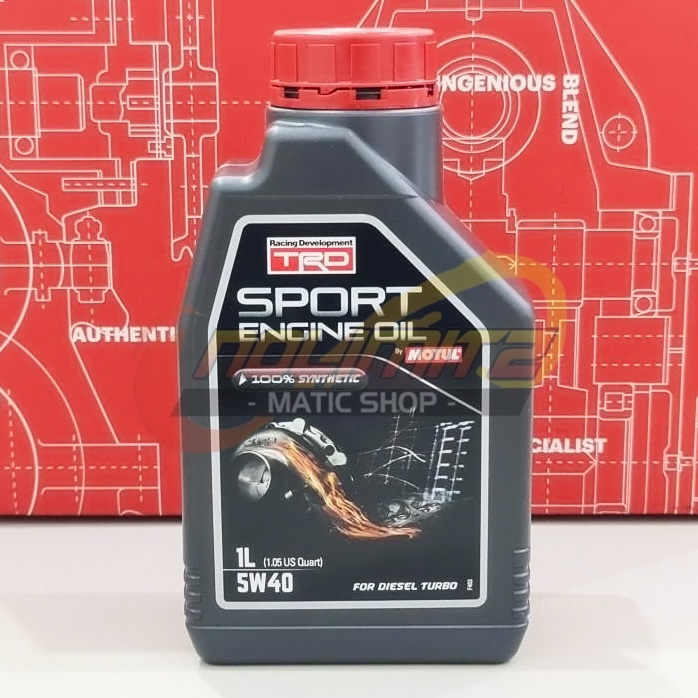 Oli Motul TRD Sport Engine Diesel Turbo 5W-40 1L