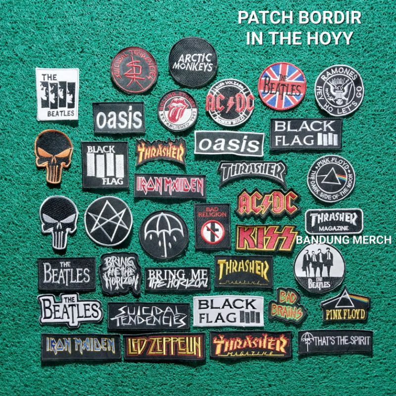 PATCH BORDIR / PATCHES MUSIK BMTH - THE BEATLES THRASHER PREMIUM BEST QUALITY