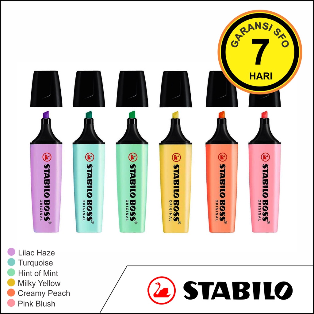 

Stabilo Boss Pastel Colors - SFO Semarang Official