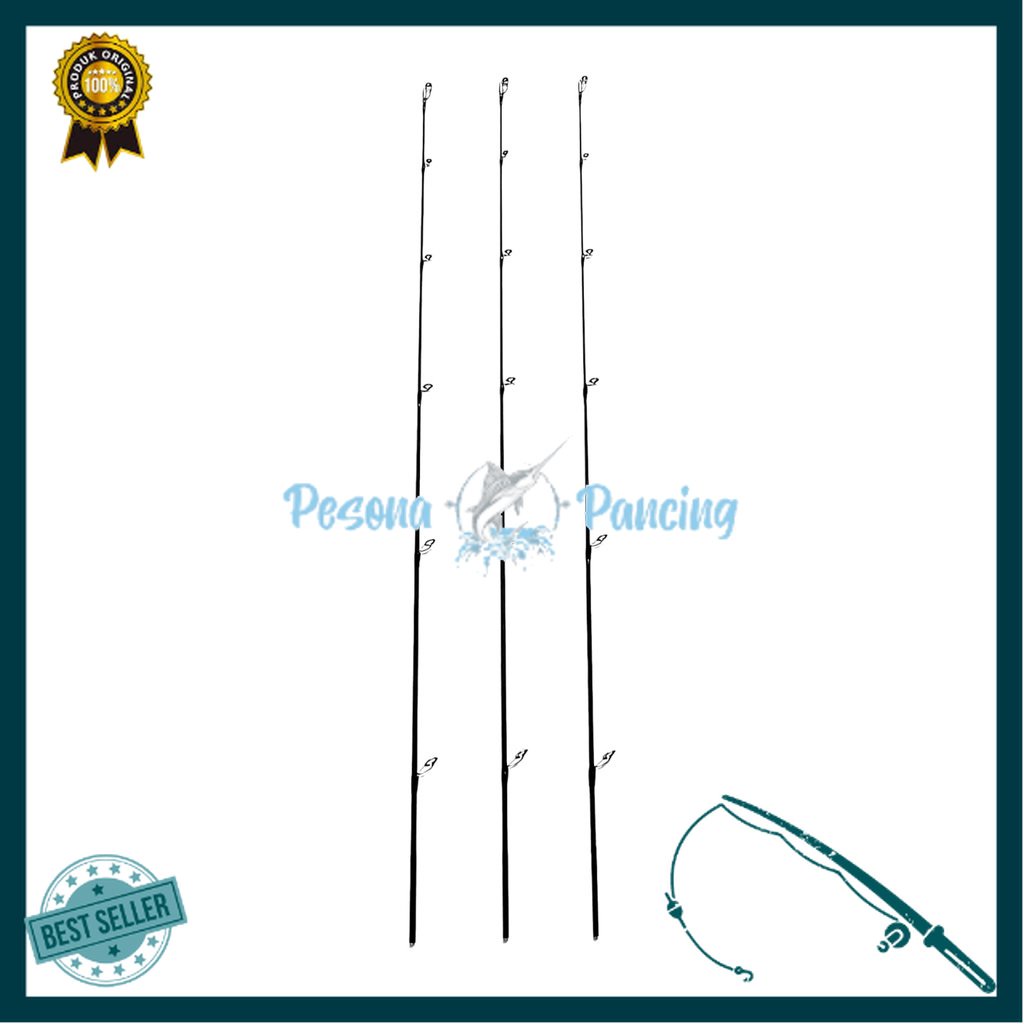 Ujung Joran Bahan Carbon Solid Untuk joran 180cm  15lbs 17 lbs 20lbs