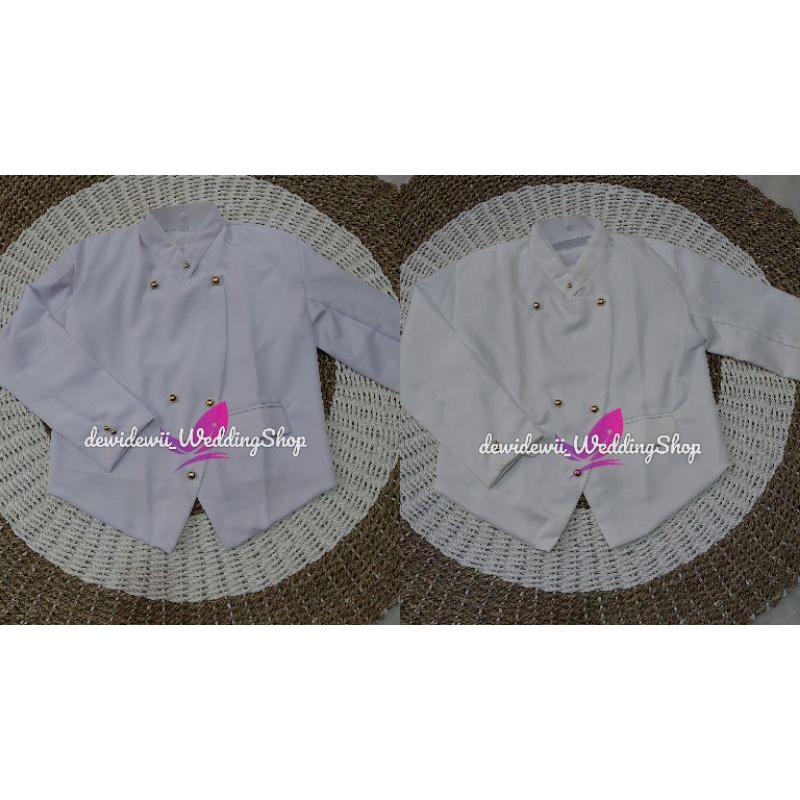 Beskap Solo - Warna Putih