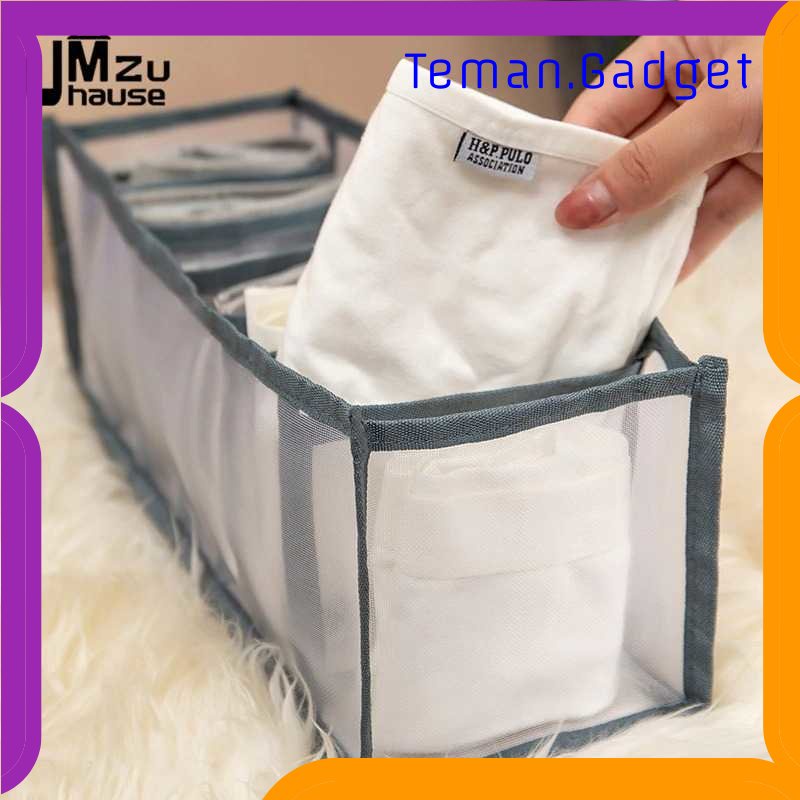 TG-TRV UMZuhause Kotak Sekat Pakaian Organizer Storage Bra Box 7 Grid - M1467