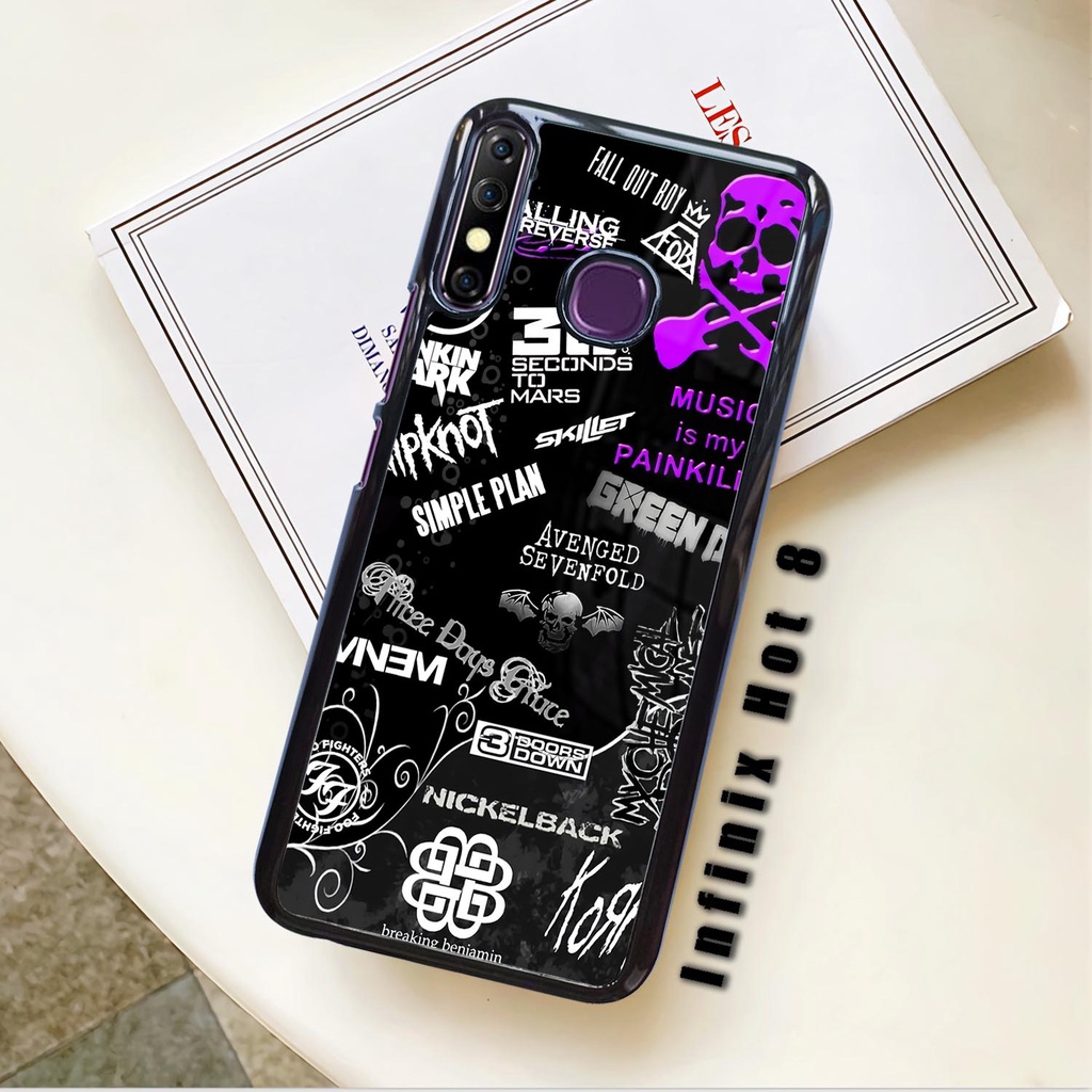 (SV09) Case Kilau Infinix Hot 8 | Hot 8 | Casing Hp Infinix | Pelindung Smartphone | Motif Aesthetic