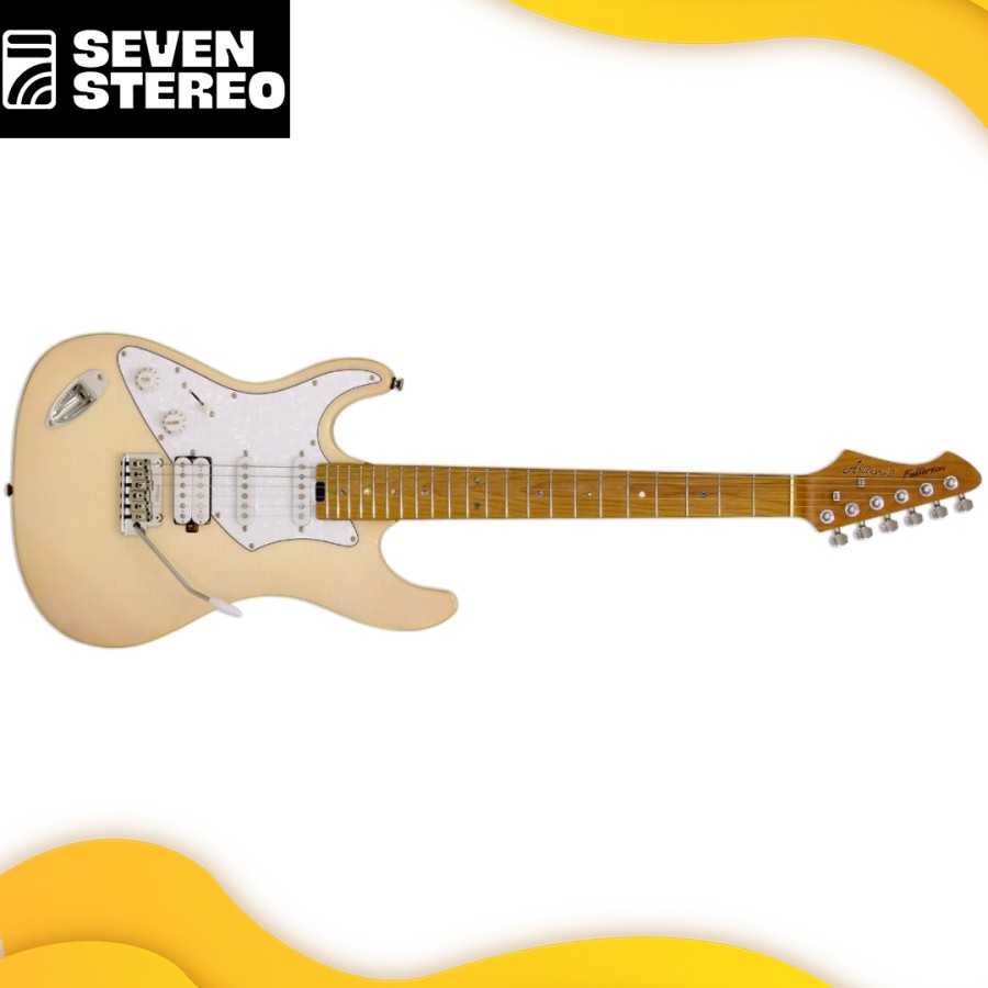 ARIA PRO II 714-JH Fullerton Electric Guitar Marble White ARIAPRO