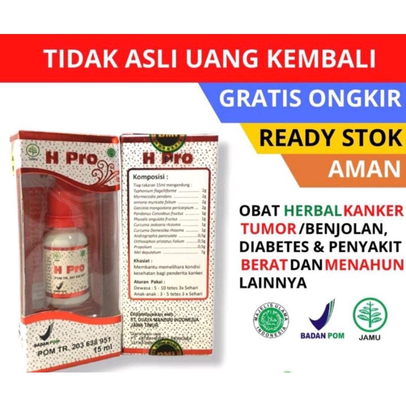 

Jamu Tetes HPro Asli 100% Termurah Untuk strok diabetes kanker kolesterol ambeyen vertigo