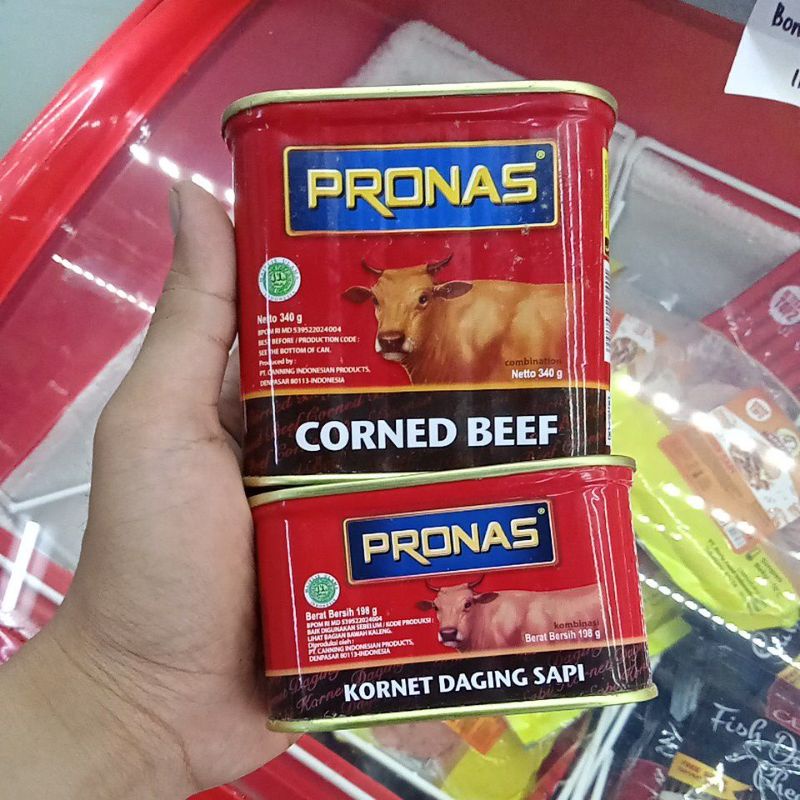 Pronas Kornet Daging Sapi 198G/340G