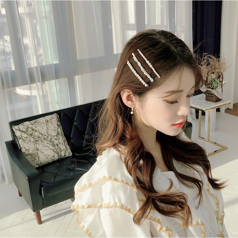 RSB JR154 Bobby Pin Hairclip Hairpin Jepit Rambut Wanita Mutiara Style Korea Jepitan Rambut Import