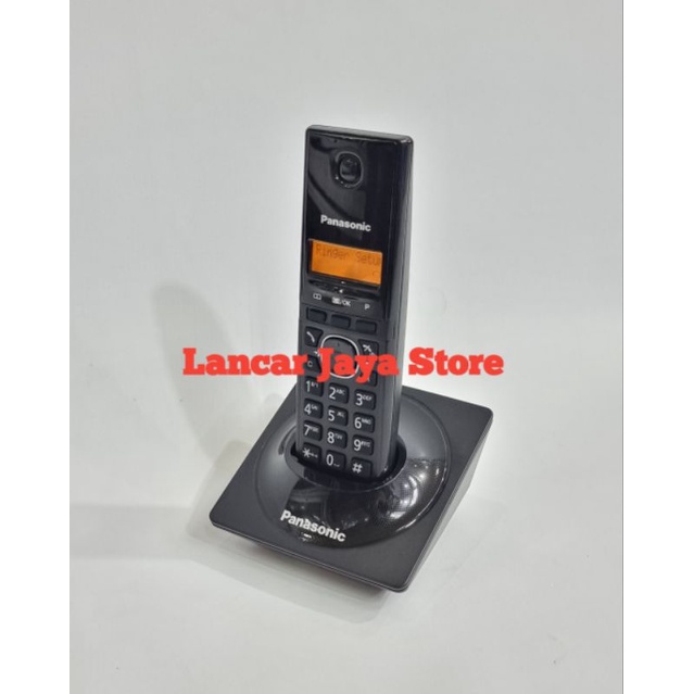 Wireless Phone Panasonic KX-TG1711 Hitam Cordless Phone Panasonic - Hitam