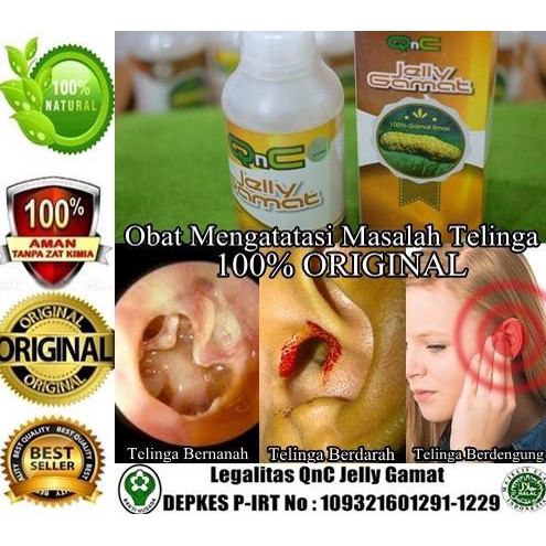 

BISA COD QNC JELLY GAMAT - Obat Telinga Bernanah,Berdengung,Berair & Berdarah /OBAT TELINGA BERDENGUNG/OBAT TELINGA BERAIR/OBAT TELINGA TERSUMBAT/OBAT TELINGA BUDEG/OBAT TELINGA BERNANAH