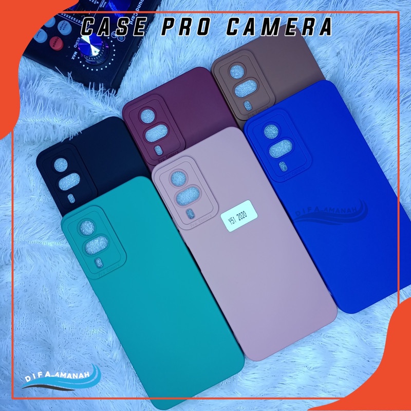 VIVO Y51 2020/ Y33 Softcase case pro camera macaron bahan tebal di jammin sesui foto master soft case pro camera