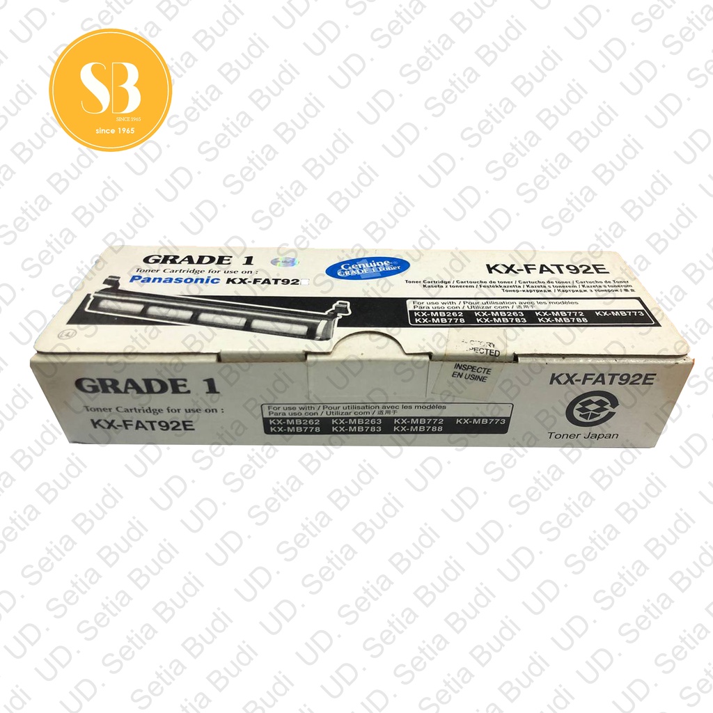 Toner Fax Panasonic KX-FAT92E Toner Cartridge Facsimile Asli Jepang