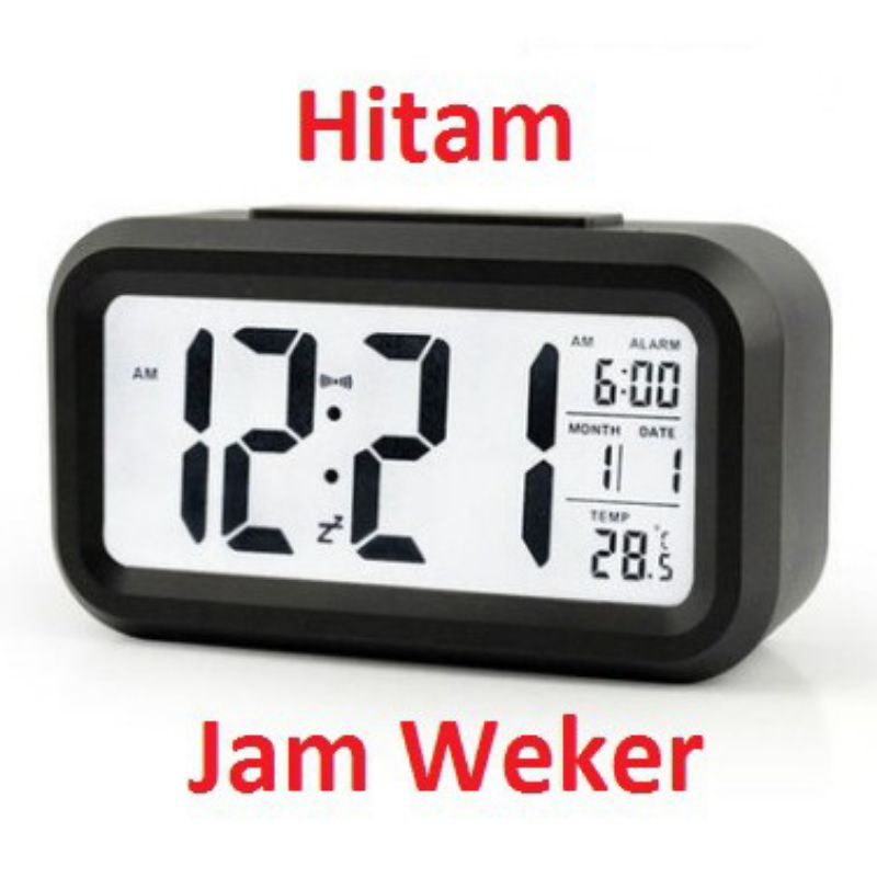 Jam Weker Jam Alarm Beker Jam Meja Jam Digital Alarm Clock Watch Jam Alarm Digital