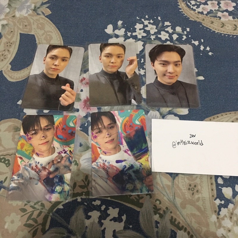 Photocard Seventeen face the sun