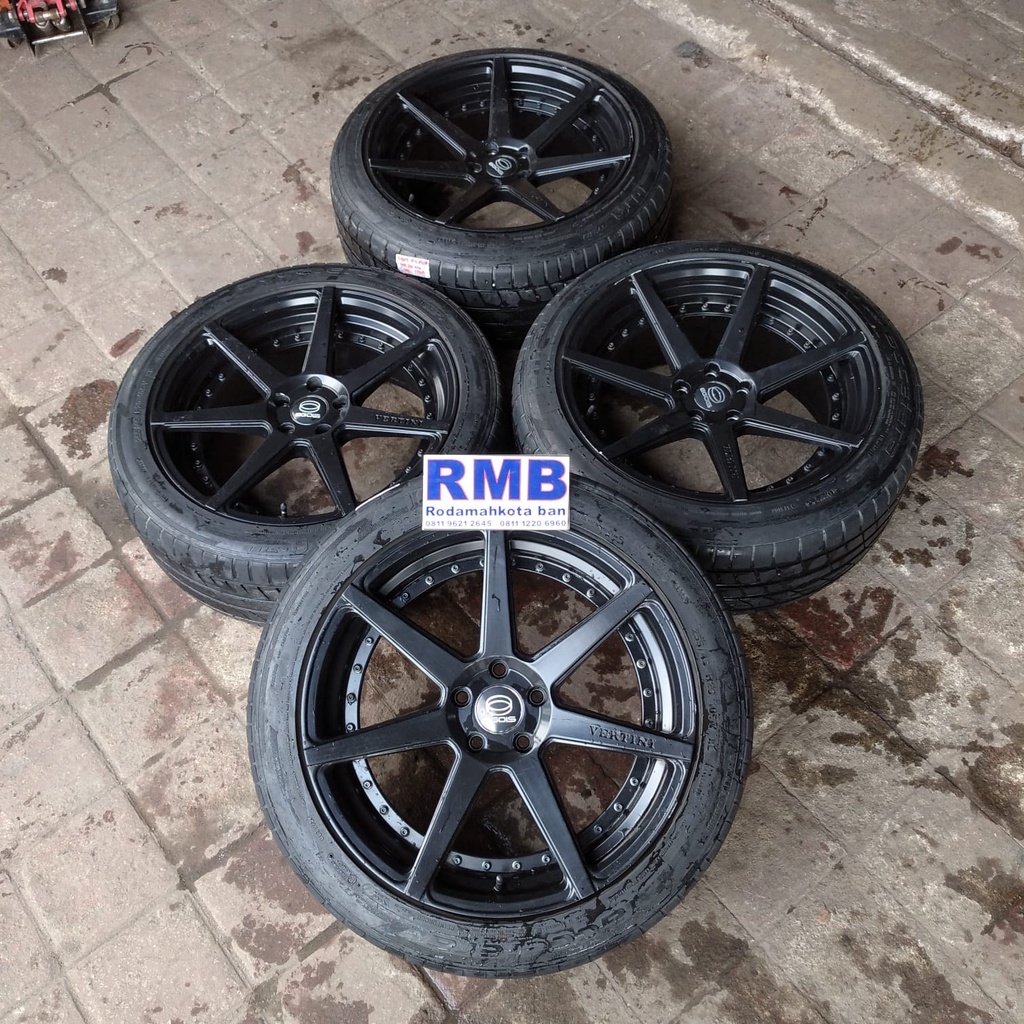 Velg Racing Bekas Mobil Model Palang Ring 20 + Ban Bonusan