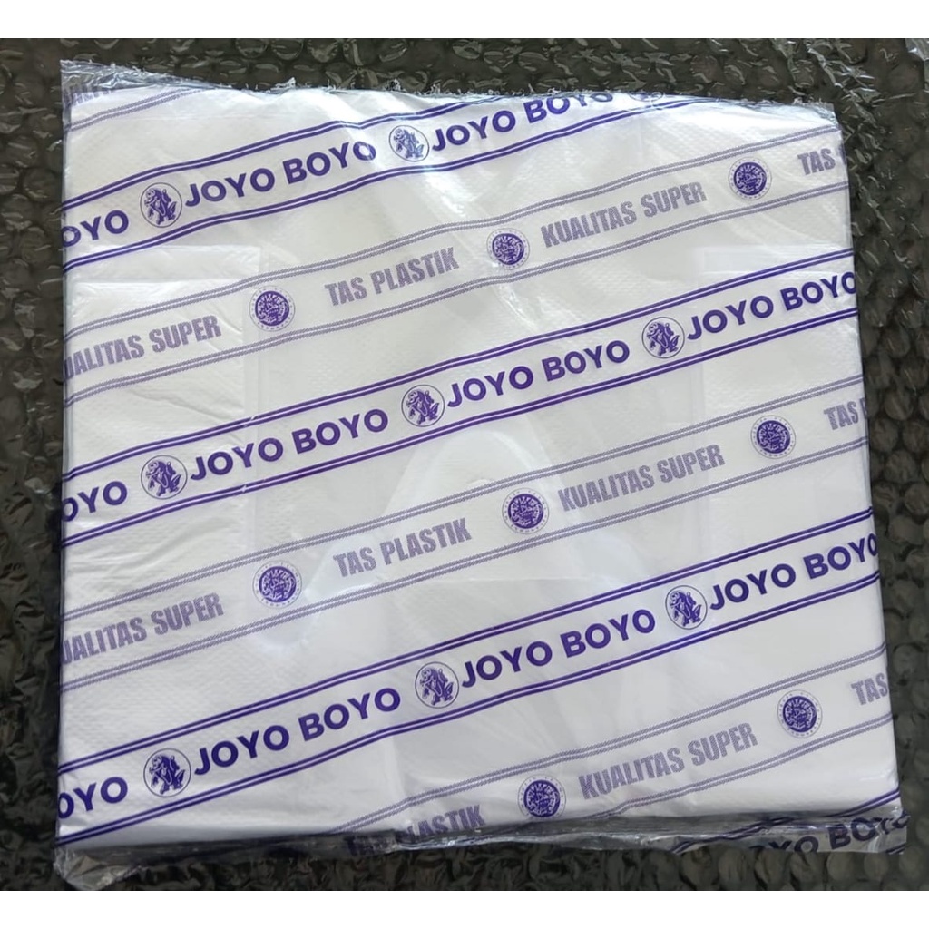 Joyo Boyo - Kantong Kresek Putih Bening 1kg - 24