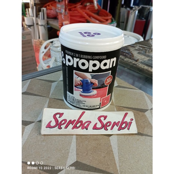 Jual Rabin rubbing compound premium 2in1 durogloss 0.9liter Propan