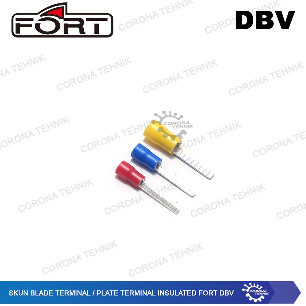 DBV - 5.5-18 - Skun Blade Terminal / Plate Terminal Insulated Fort