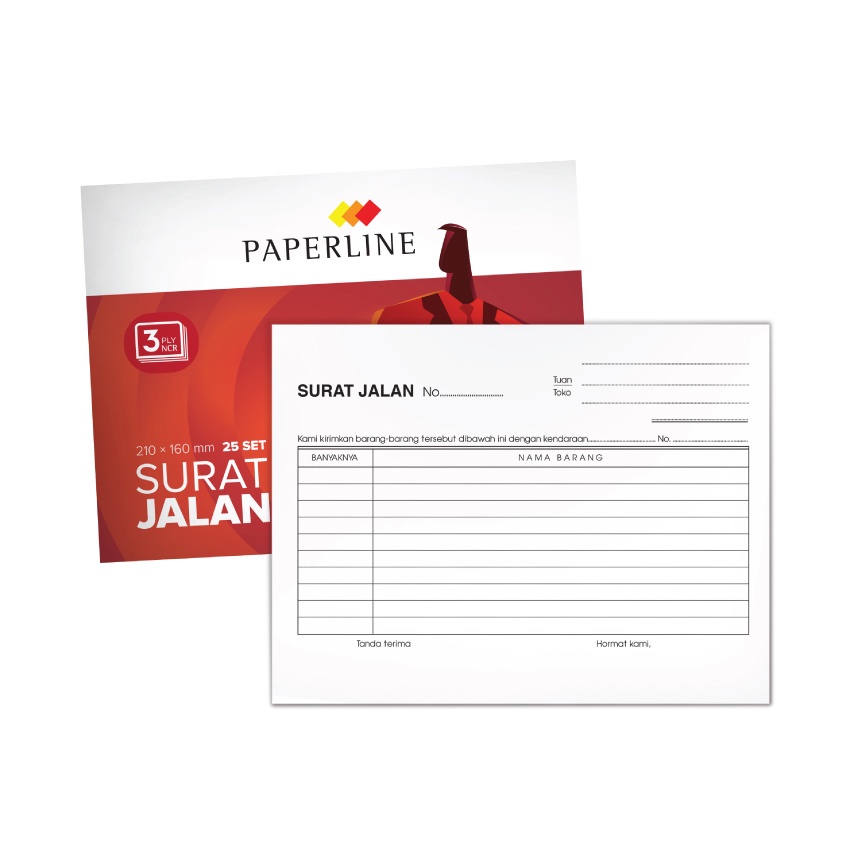 

Paperline Surat Jalan 16x21cm 3ply NCR B3