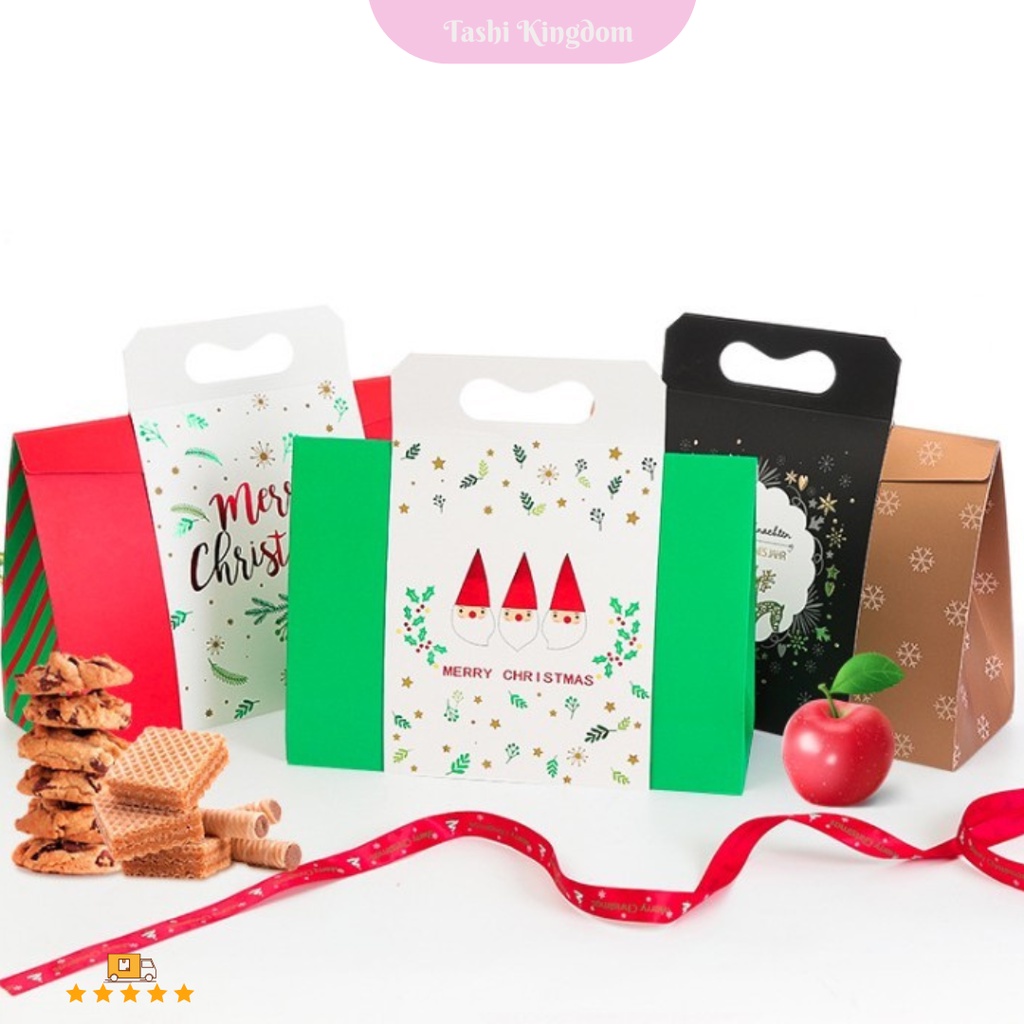 

BOX GG LIST NATAL PAPER BOX bingkisan KADO HAMPERS HADIAH NATAL SANTA kantong kado