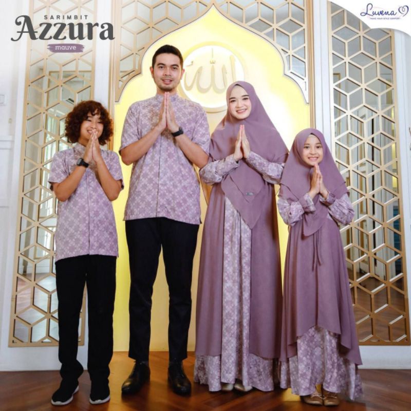 Open PO Sarimbit Azzura (Gamis Dress Anak Perempuan)