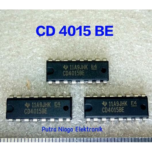 ic CD4015BE Dip 16 pin CD4015 / TC4015 / HEF4015 / HCF4015 putr4n14 Berkualitas