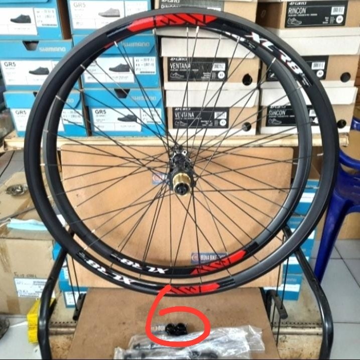 Wheelset RoadBike, Gravel 700C XLR8 DX X3 Rim Brake Bearing