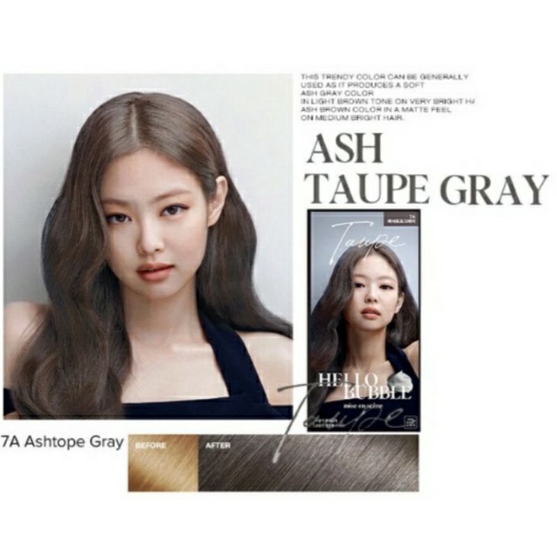 MISE EN SCENE - Hello Bubble Hair Foam Color-X blk pink Ash taupe gray