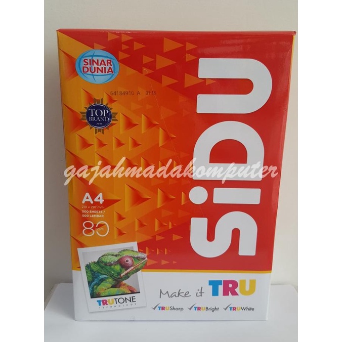 

JUAL Kertas HVS A4 80 gr 80 gsm 80gsm 80gram SIDU