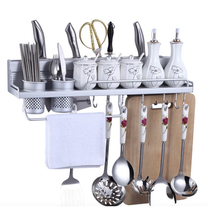 Rak Gantung Stainless Steel Kamar Mandi/ Rak Dapur Kitchen Set Dinding Minimalis