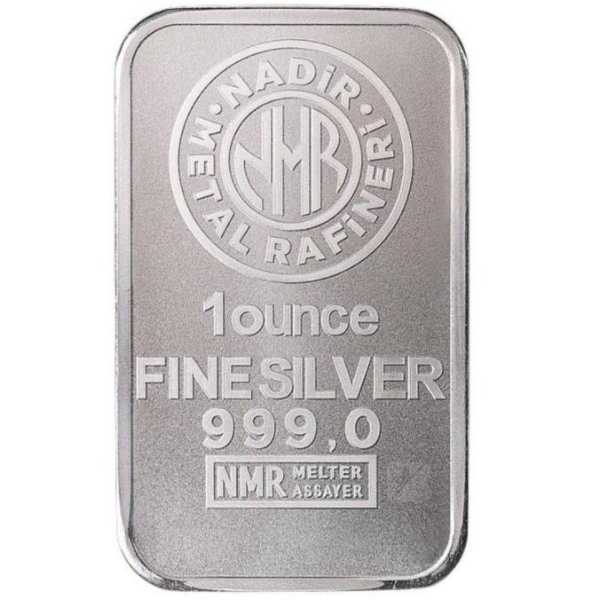 DISKON Perak Batangan Nadir Metal Refining no-packing - 1 oz silver