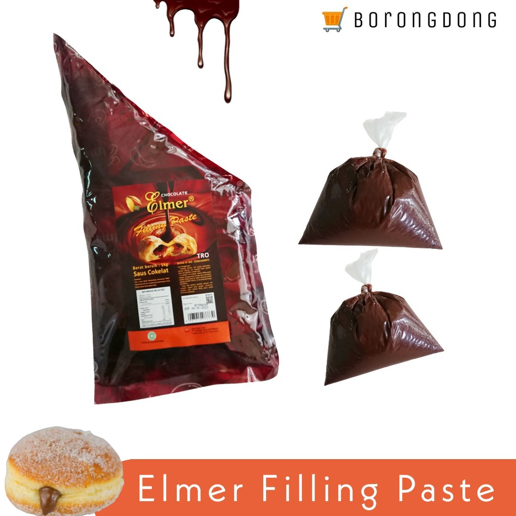 

Elmer Filling Coklat (Repack 250g) - Filling Roti & Bomboloni