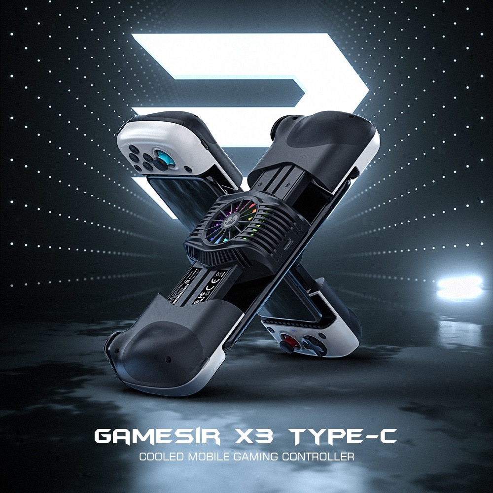 GAMESIR X3 Type-C - Cooled Mobile Gaming Controller - Gamingpad Smartphone Android dengan Cooler Pendingin