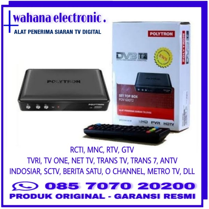 Produk Terbaru Stb Setopbox Setop Box Set Top Box Polytron Matrix Dvbt2 Tv Digital Tv