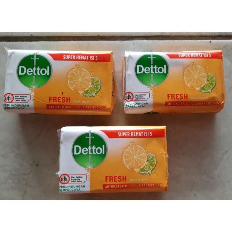 (COD) Sabun Dettol JUMBO 100gr / Sabun Dettol Paket 3pcs / Sabun Mandi