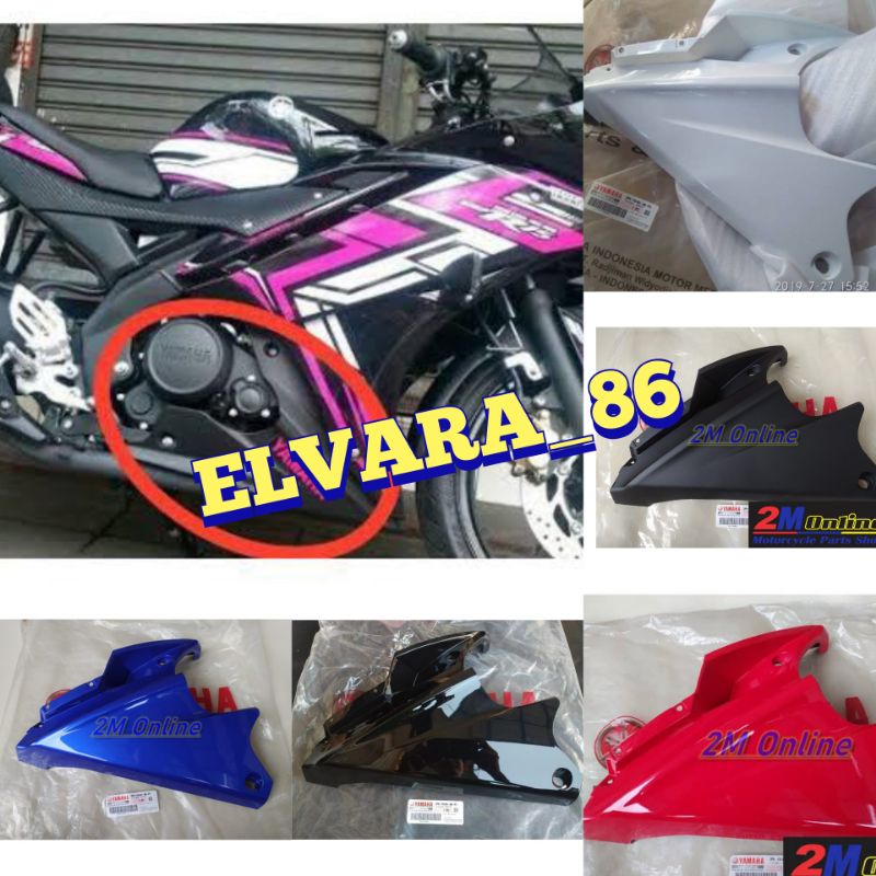 Cover under sayap bawah Yamaha R15 V2 kanan / kiri original 2PK-F8385-00 2PK-F8395-00