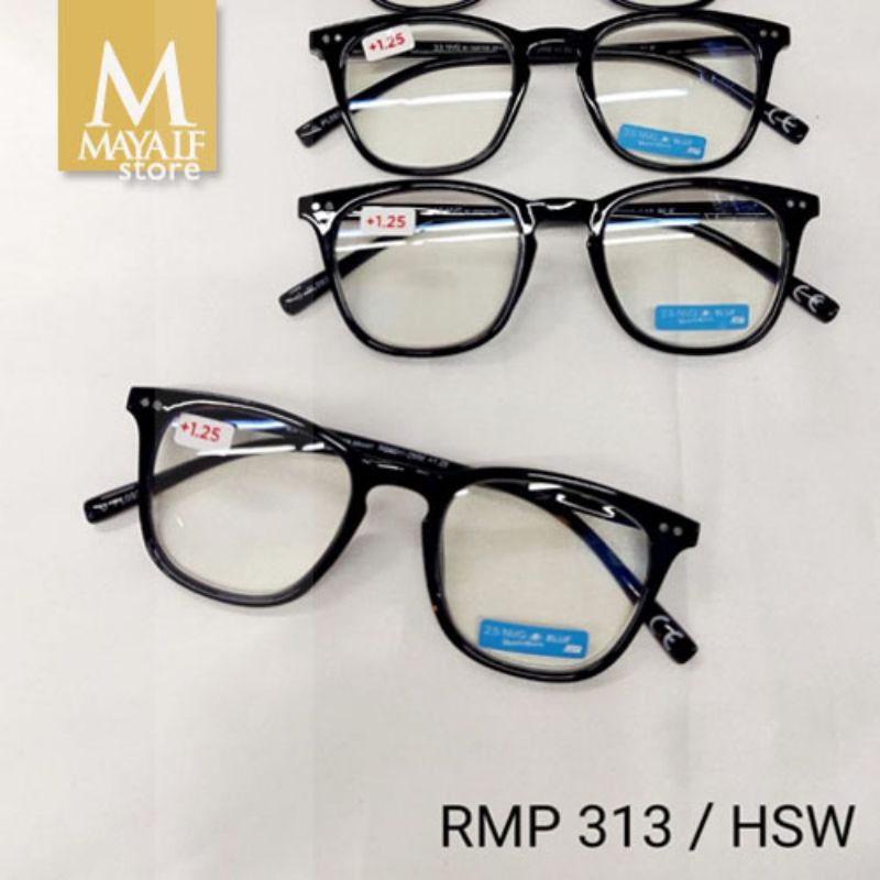 kacamata baca unisex/kacamata plus RMP 313  Lens 2.5 NVG