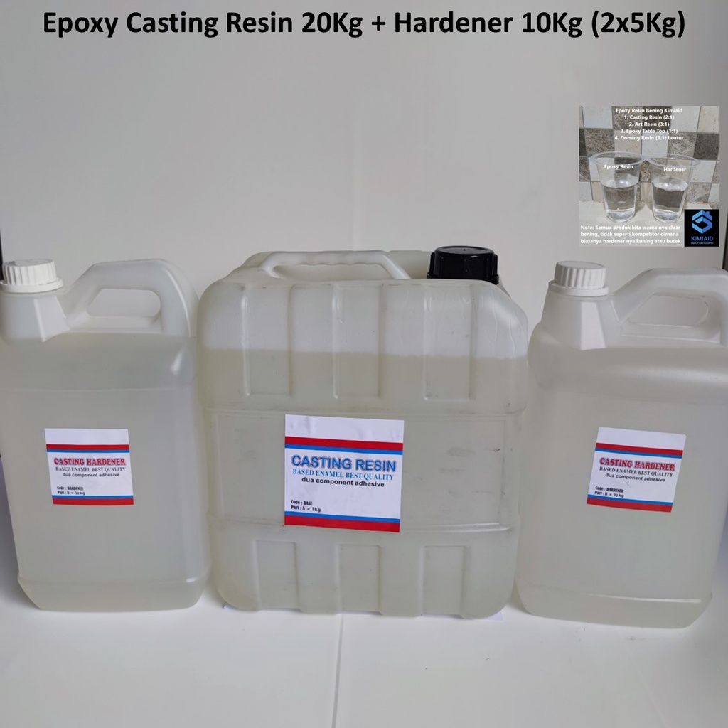 Epoxy Resin Bening 20Kg Hardener 10Kg Casting Resin Epoxy Casting Resin