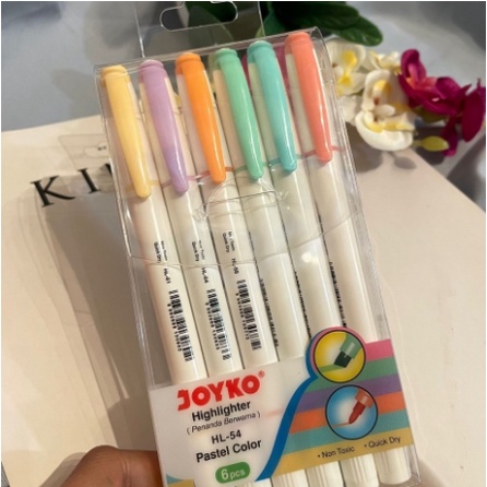 SPIDOL JOYKO 1 SET STABILO ISI 6 PIECE PASTEL COLOUR UNIK