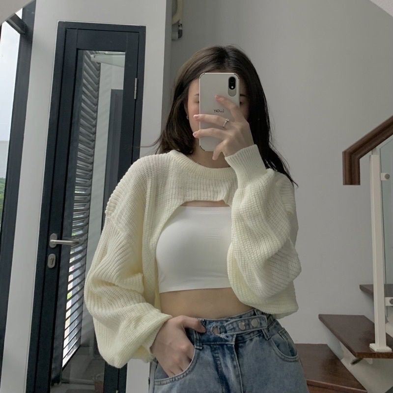 CROPTOP RIB BOLERO SECER PREMIUM