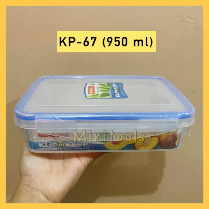 Tempat Kotak Makan / Lunch Box Klip To Keep 1301 Lion Star 950ml KP-67