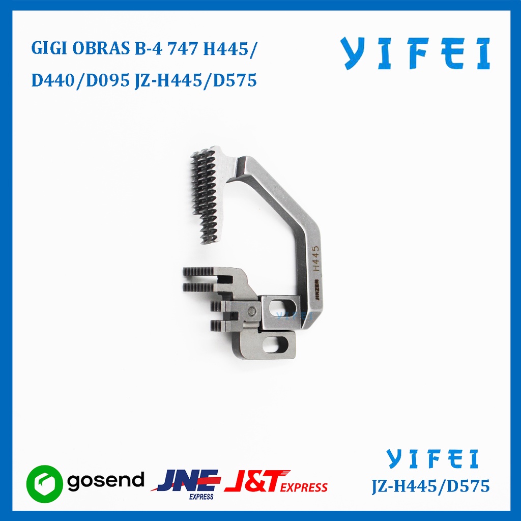 GIGI MESIN OBRAS TYPE 747 H445/D440/D095 YIFEI-H445/D575