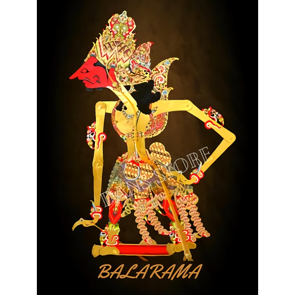 Jual Poster Wayang Kulit Balarama Hiasan Dinding Sebagai Pajangan Atau Wall Decor Shopee Indonesia