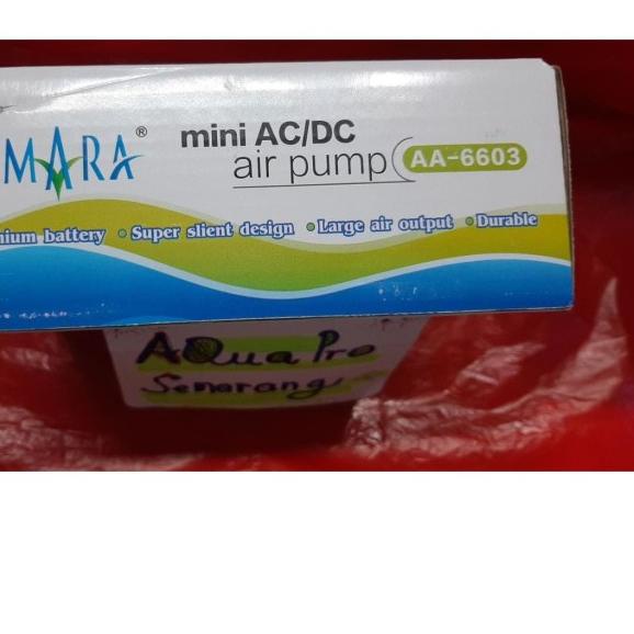 Pompa Udara AC/DC Amara Aerator AA6603 (AA 6603)