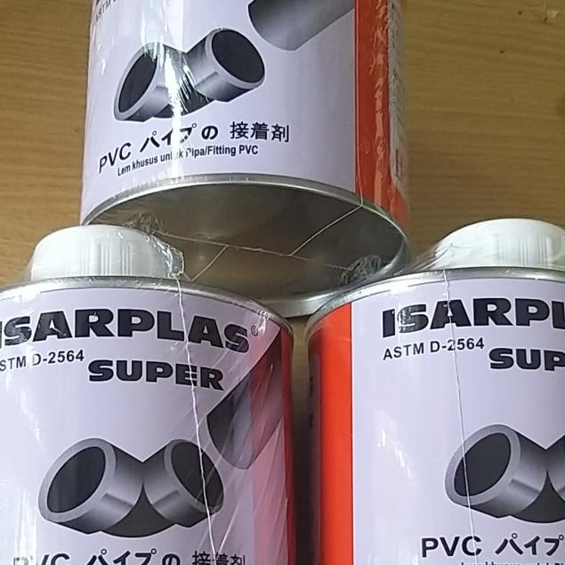 

lem pipa pvc isarplas kaleng 400 gr