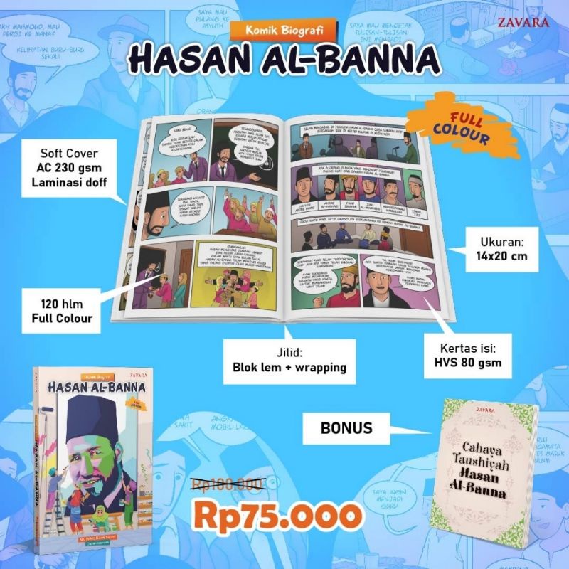 Komik Biografi Hasan Al Banna